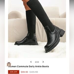 Newbella Black Boots “ankle boots”